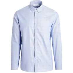 Servicehemd "BUTTON-DOWN" - L - hellblau