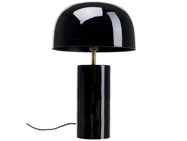 Lampe en acier noir