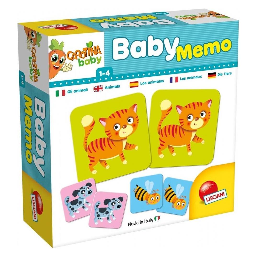 Lisciani Carotina Baby Memo Animals 80045 SMOOTH (Deutsch, Französisch, Italienisch) (304-80045)