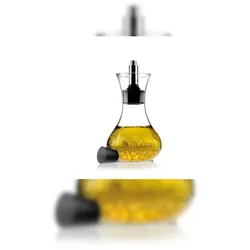 Eva Solo 567680 Öl-/Essig-Spender 0,25 l Flasche Glas, Silikon, Edelstahl Transparent
