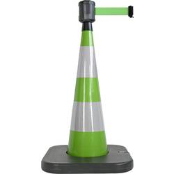 VISO RCX104VE Gurt Grün Leitkegel Steht selbstständig am Boden Gurt-/Ketten-Länge (Details) 4 m (Ø x H) 90 mm x 100 cm