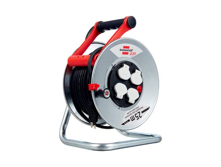 Brennenstuhl Stahl-Kabelrolle Garant 25 m