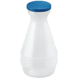 5x My Basics Wäschesprenger mit Deckel 0,25 l, Zubehör Bügeln + Wäschepflege, Transparent