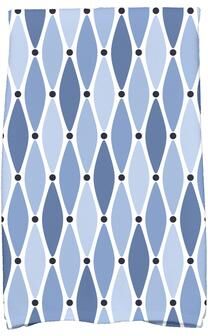 E by Design 18 x 30-inch Wavy Geometric Print Hand Towel