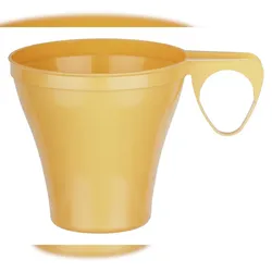 VEPATIM 80x Premium Espressotasse Henkeltasse Kaffeetasse 8cl | 80ml beige PS