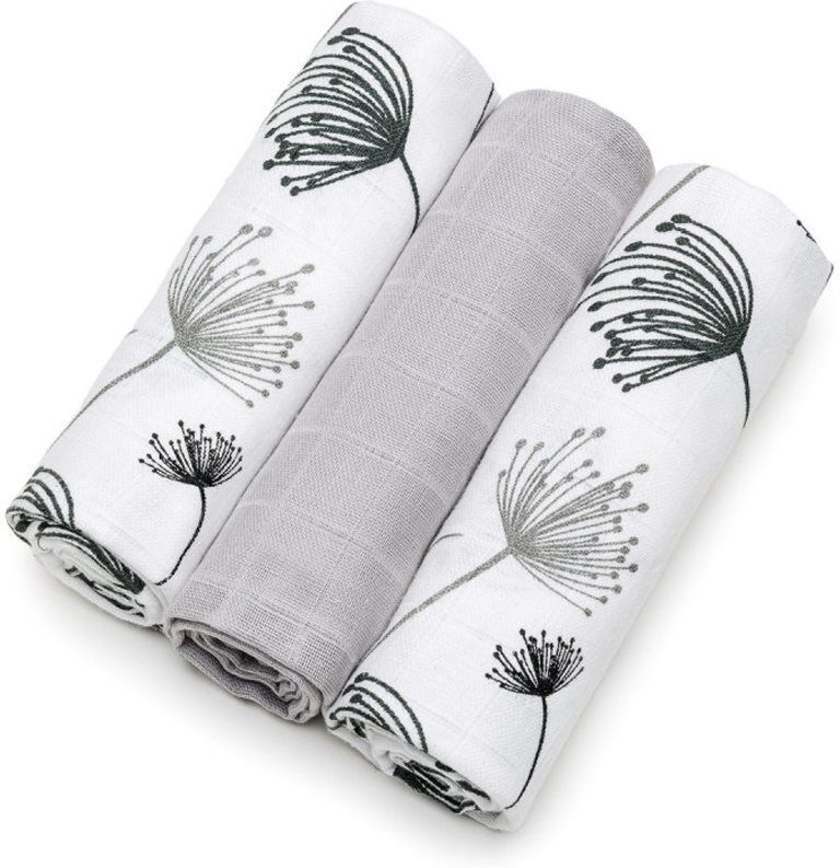 T-TOMI TETRA Cloth Diapers HIGH QUALITY couches lavables Dandelions 70x70 cm 3 pcs