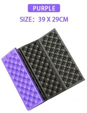 Friendly Fresh Finds Portable Waterproof Foam Seat Pad For Hiking, Camping & Stadium Bleachers purple