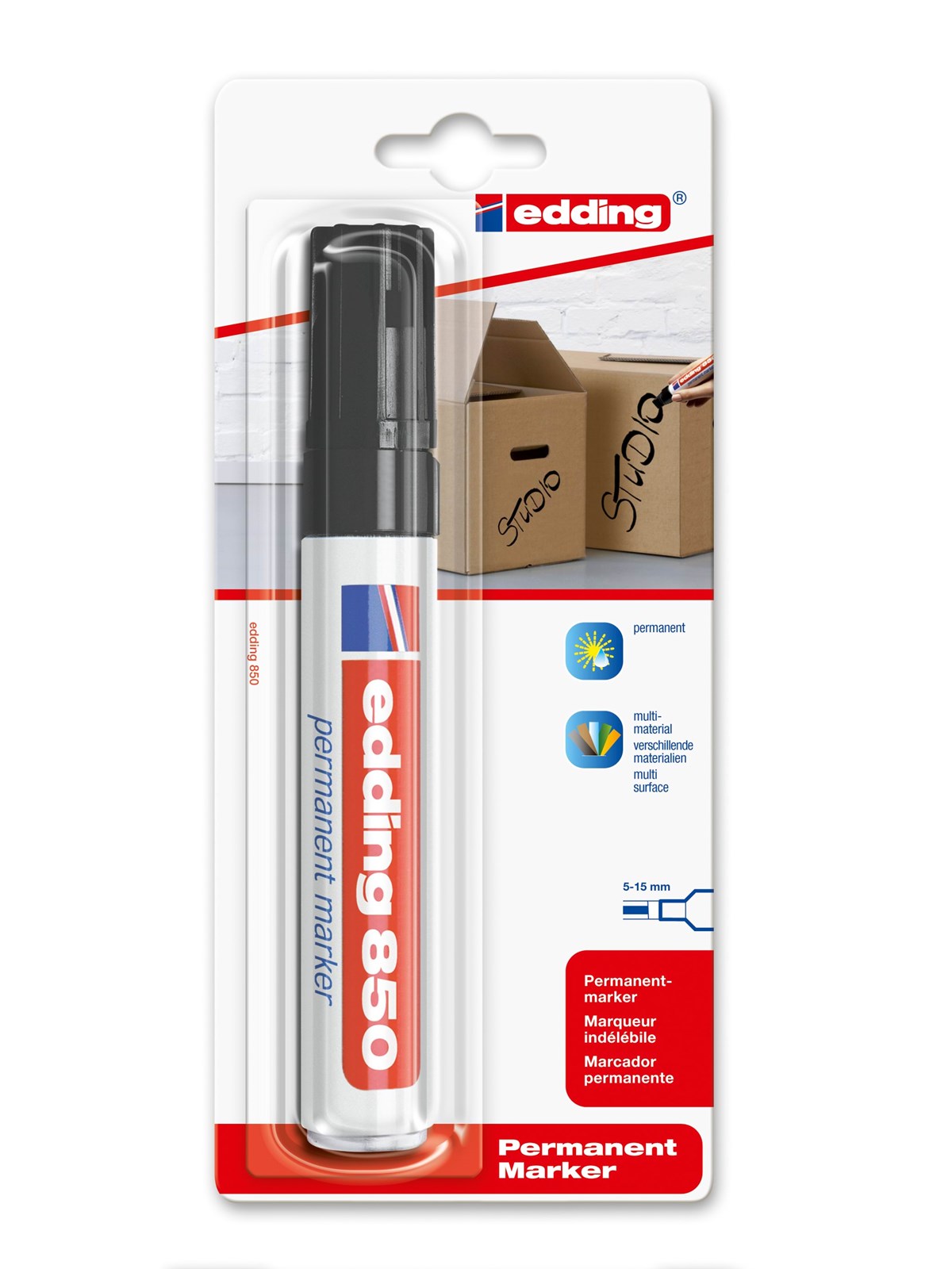 Edding e-850 permanent marker black