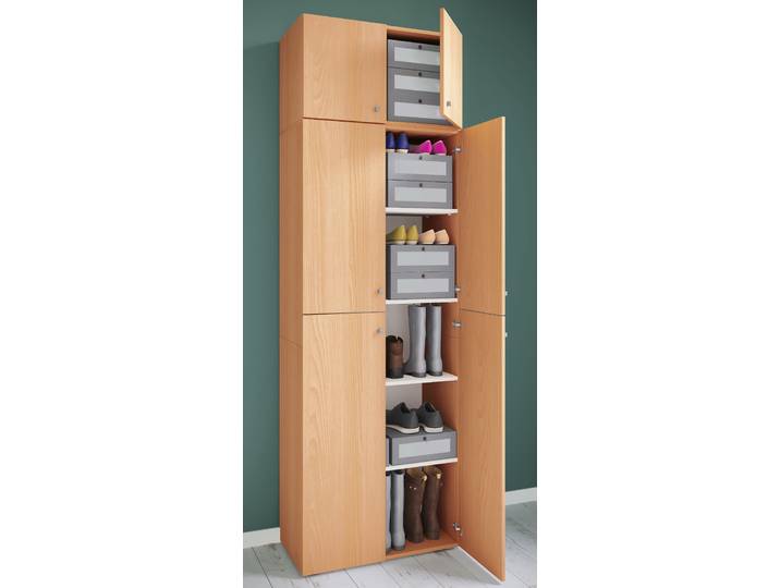 Armoire polyvalente - Hauteur 223 70 x 223 x 39cm Bois/Imitation hêtre