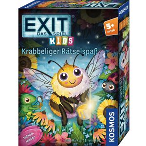 Kosmos Kartenspiel EXIT - Krabbeliger Rätselspaß, Kids, ab 5 Jahre, 1-4 Spieler