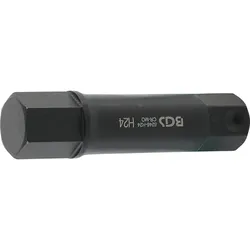 BGS Bit Länge 100 mm Antrieb Außensechskant 22 mm Innensechskant 24 mm - 5246-H24