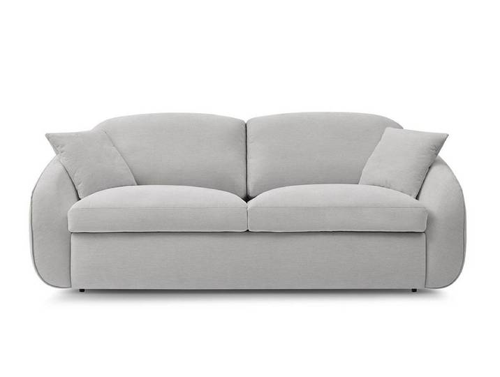 3er Sofa BOBOCHIC CEZANNE Stoff hellgrau