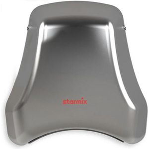 Starmix Händetrockner Airstar T-C1 M, Warmluft, silber, Infrarotsensor, vollautomatisch, 1550 Watt, aus Edelstahl