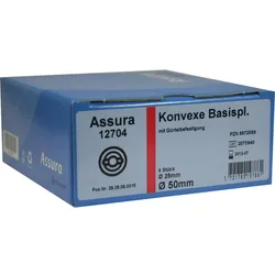 ASSURA Basisp.konvex RR50 25mm m.Gürtelb. 4 St Basisplatte