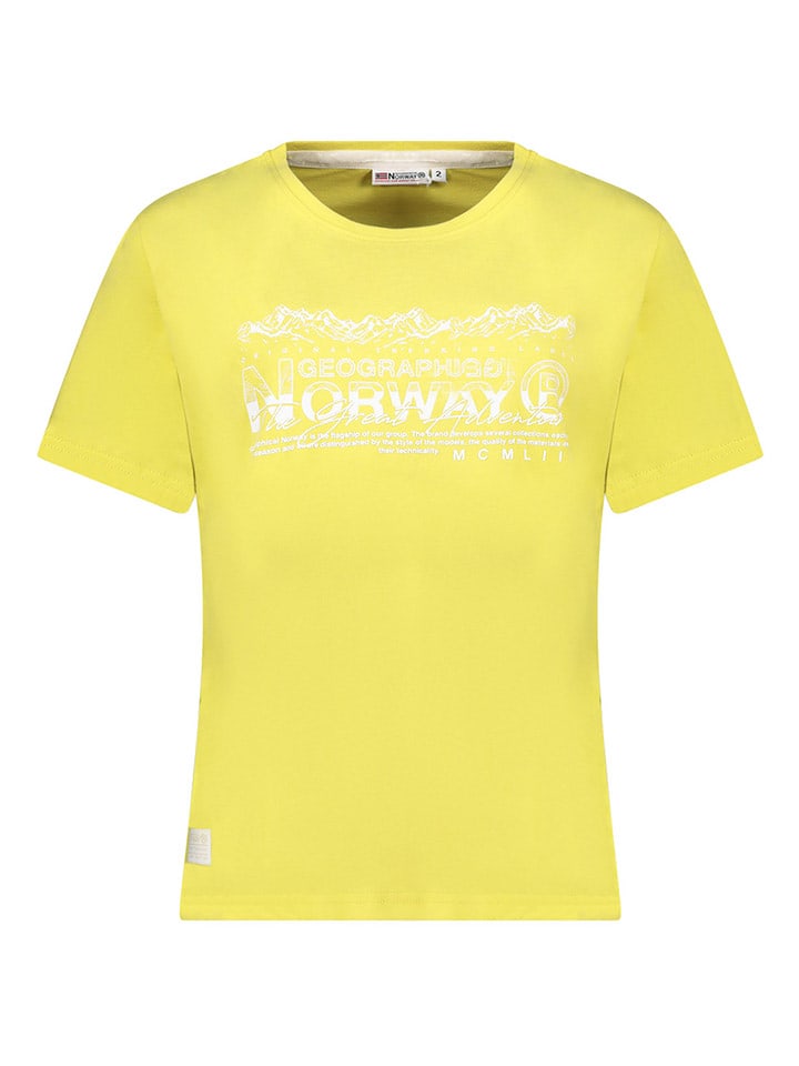Geographical Norway Shirt in Gelb - S