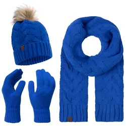 Rock Creek Schal Mütze Handschuhe Set Winterset