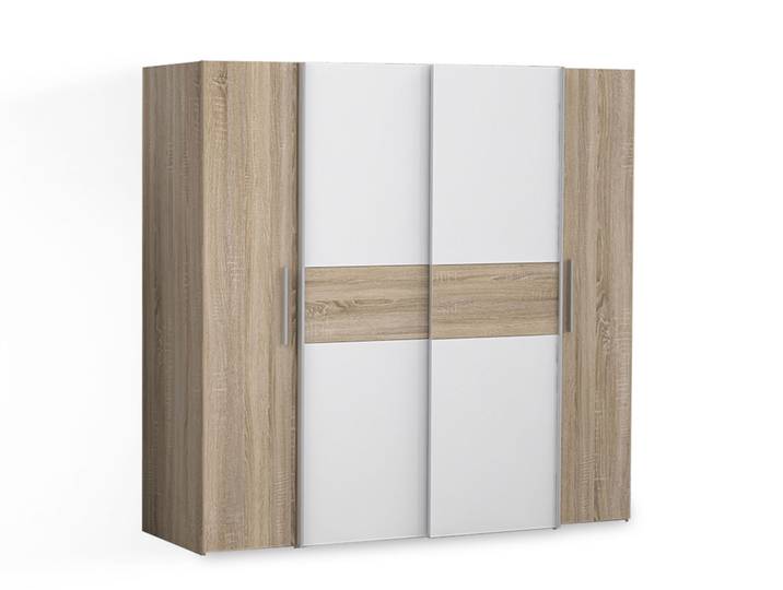 KINTA Kleiderschrank, Material Dekorspanplatte, Eiche