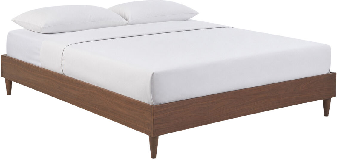 Miliboo Lit 2 places 160x200 cm bois foncé AYO