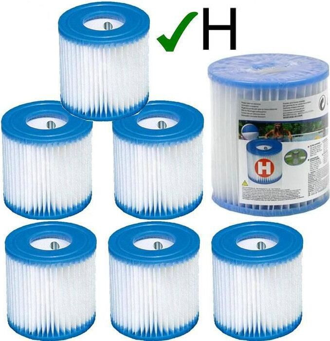 Set van 6 filterpatronen
