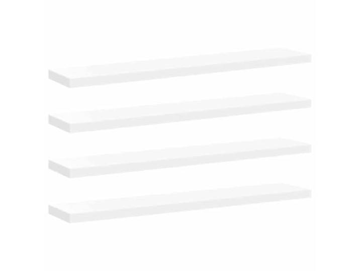 HAQWRDQSG 4er Set Schweberegal Weiß 120x23,5 cm MDF Wandboard 10 kg Unsichtbares Befestigungssystem für elegante Ablage im Wohnzimmer und Schlafzimmer. 4 stabile Wandboards aus MDF.