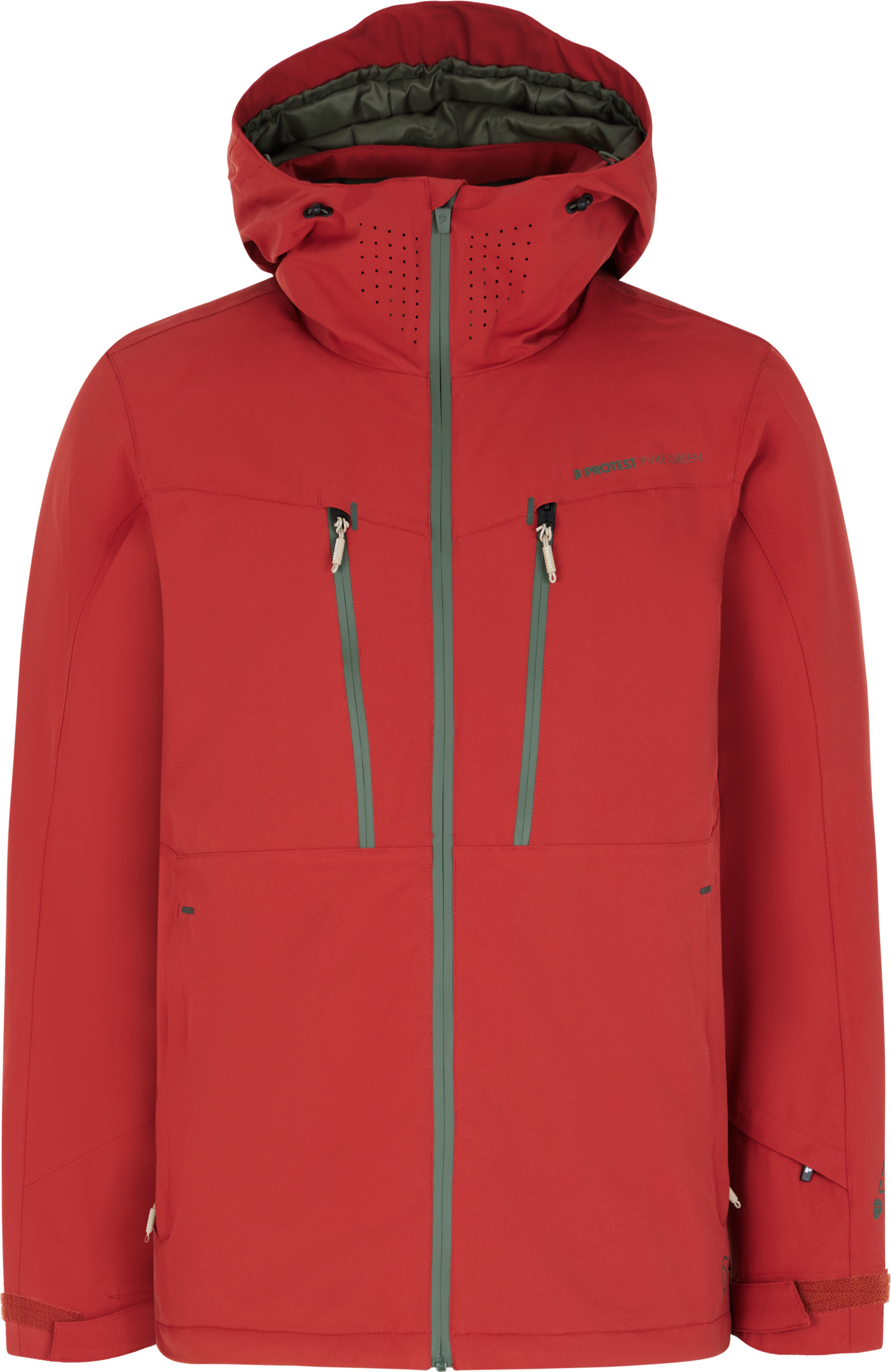 Protest PRTTIMOTHY Skijacke Snowboardjacke Winterjacke Herren rot M