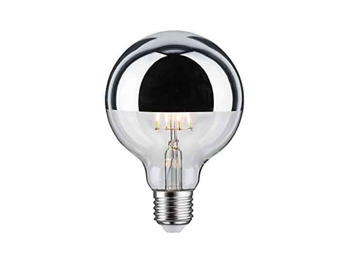 Paulmann Miroir de tête LED Globe Edition Modern Classic E27 6\,5 W 2 700 K Lumière chaude rappelant celle d'un filament de carbone\, dimmable\, 600 lm\, technologie LED efficace