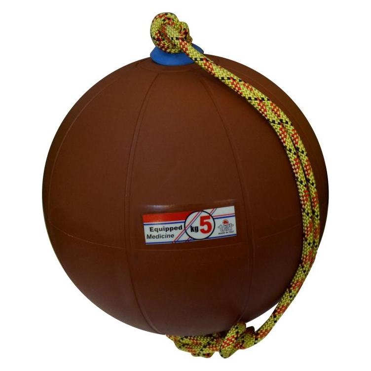 Trial Spezial-Medizinball mit Seilführung (5 kg, 290 mm) (EMB 500)