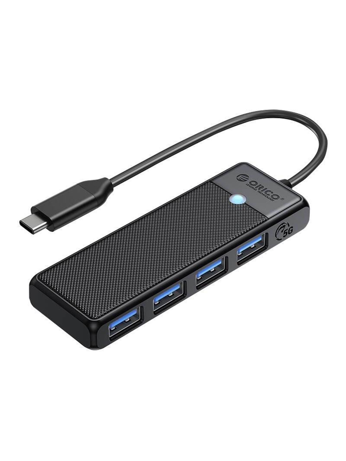 ORICO Hub 4in1 USB A3.0x4 (black) USB-Hubs - USB 3.0 - 4 - Schwarz