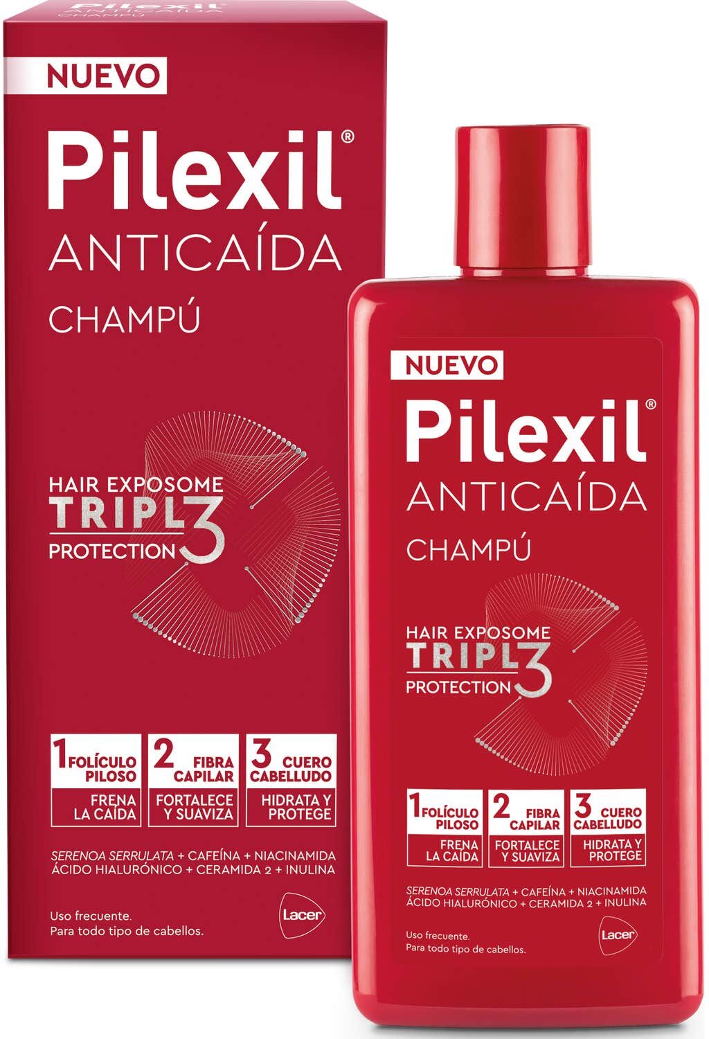 Pilexil Champú Anticaída Triple 275Ml