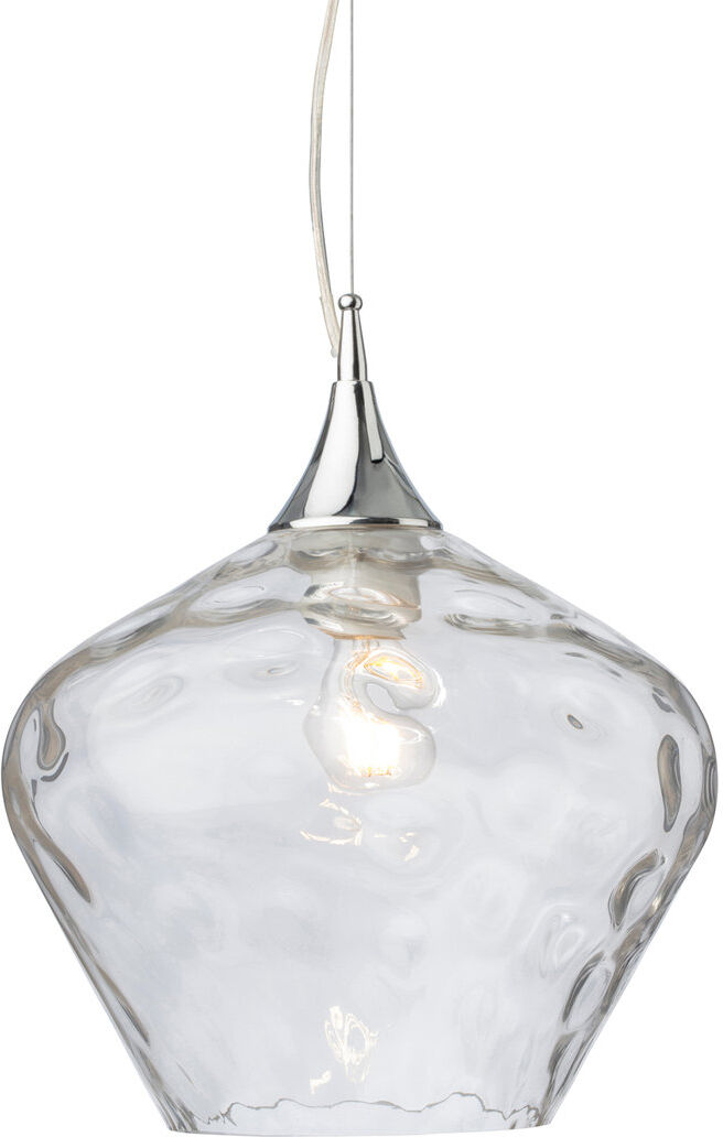Firstlight 1 - Light Dome Pendant Clear 32cm H X 30cm W X 30cm D