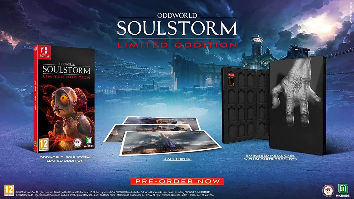 Nintendo Oddworld Soulstorm Limited Edition Switch