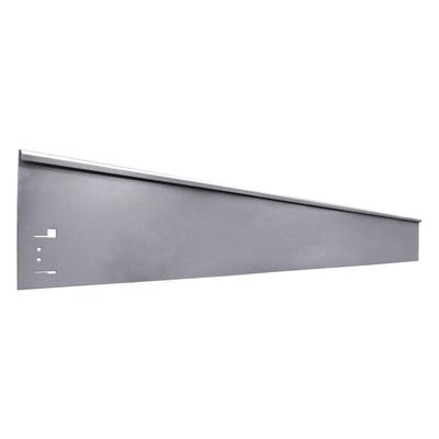 Rasenkanten Metall Höhe 13.5-18.5 cm Länge 120 cm | Beeteinfassung | Beetumrandung | Beetbegrenzungen, Farbe: Verzinkt; Größe: 5 Stück 13.5cm