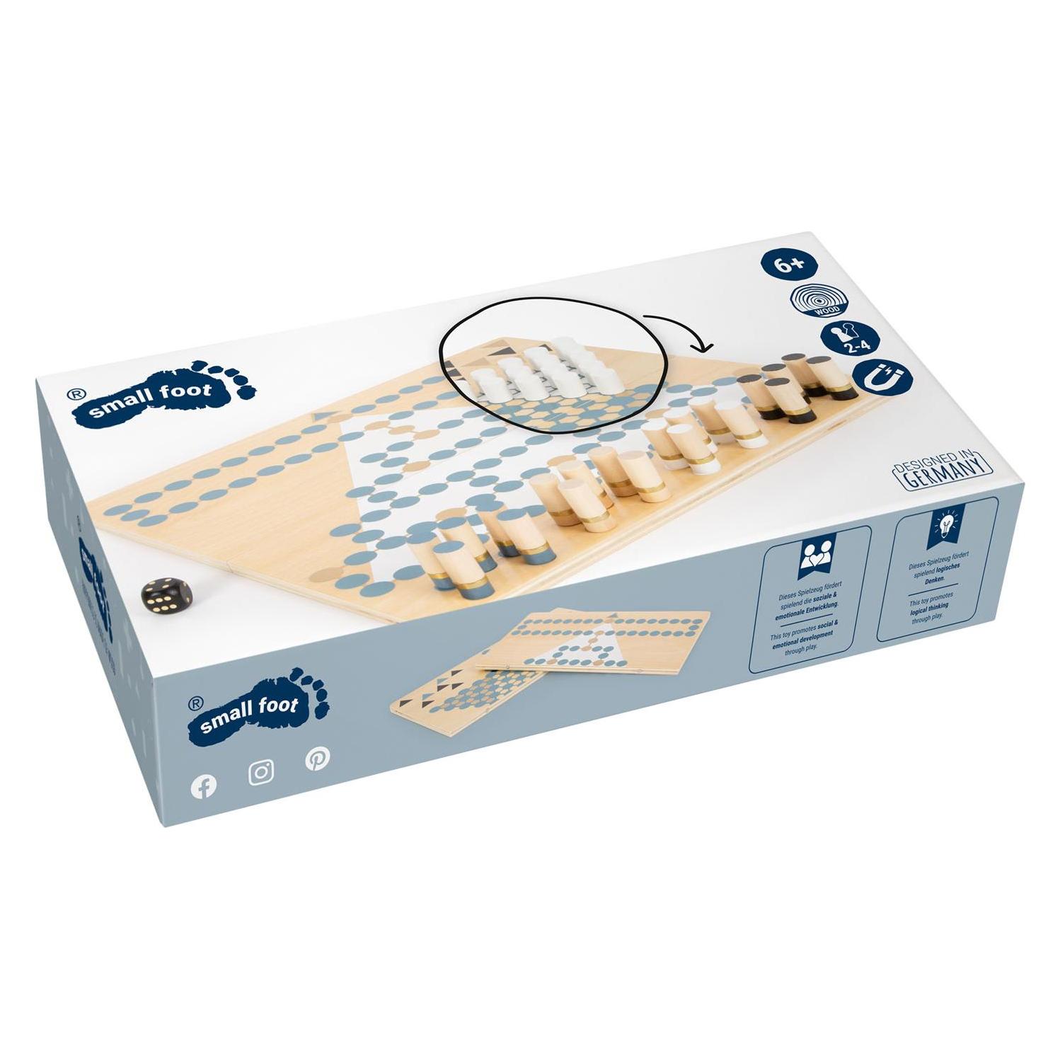 small foot Barrikade und Halma "Gold Edition" (Deutsch, 2 - 4 Spieler) (12223)