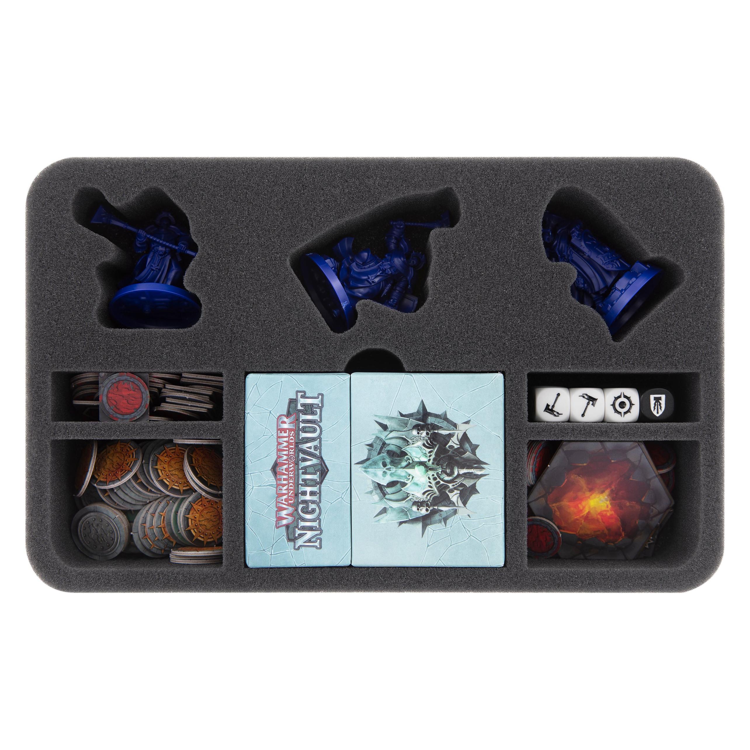 Feldherr HSMERX050BO - Schaumstoffeinlage für Warhammer Underworlds - Eisenseeles (Schaumstoff) (HSMERX050BO)