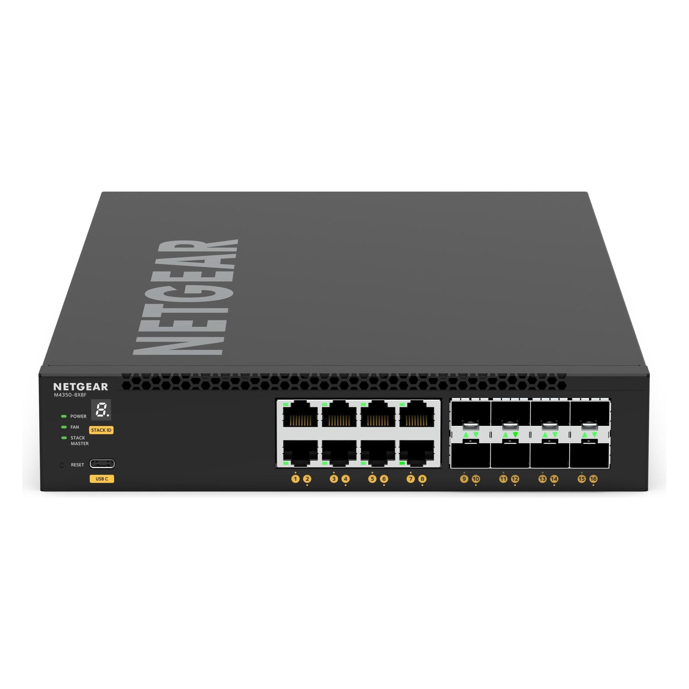 Netgear 16PT M4350-8X8F Managed Switch (16 Ports) (XSM4316-100NES)