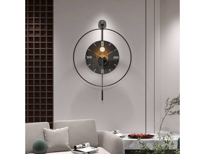 Horloges murales modernes salon montre murale minimaliste chambre créative horloges rondes silencieuses accessoires de décoration de la maison de mode