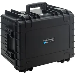 B&W International B&W Outdoor.cases Type 5000 black - XEEN CF inlay (5100690) (Fotokoffer), Kameratasche, Schwarz