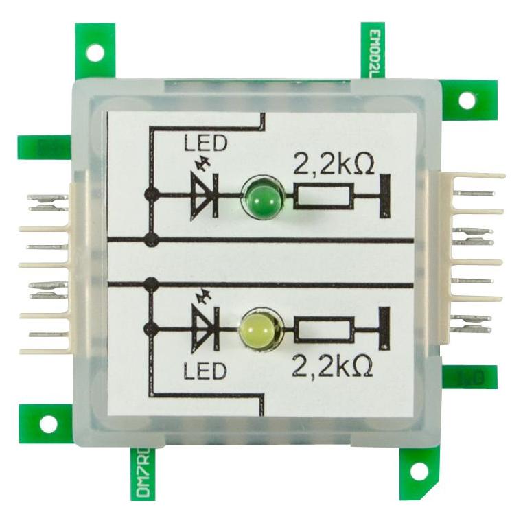 Allnet BrickRknowledge Dual GPIO-Monitoring LED 3mm - mit Masse (ALL-BRICK-0404)