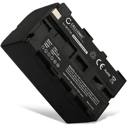 Cellonic Akku für Sony DCR-VX1000, DCR-TRV900, CCD-TRV65, CCD-TR8E, HXR-NX100 (Kamera Akku), Kamera Stromversorgung, Schwarz