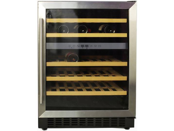 Hanseatic Weinkühlschrank HWC46ECIA, für 46 Standardflaschen á 0,75l,inkl. 3 Jahre Herstellergarantie