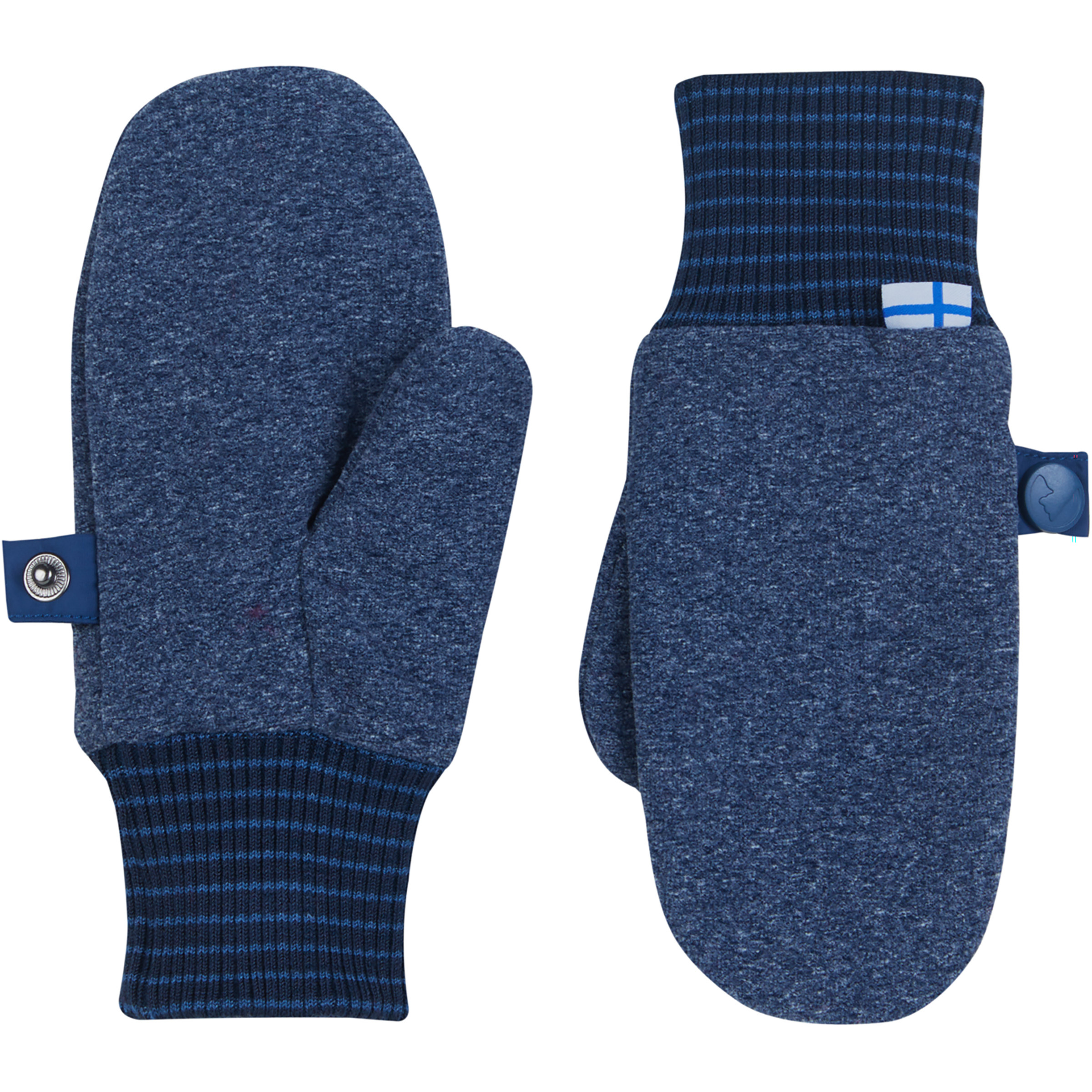 Finkid Pupujussi Knit Kinder Fäustlinge blau Größe M Lifestyle Hautfreundlich