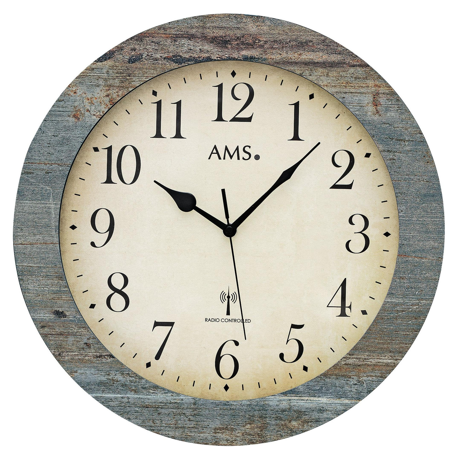 AMS Radiogestuurde Wandklok 5562