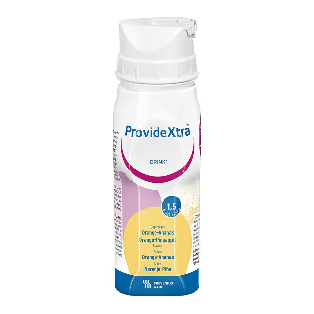 Provide Xtra Drink Orange Ananas Trinkflasche 6x4x200 ml Lösung