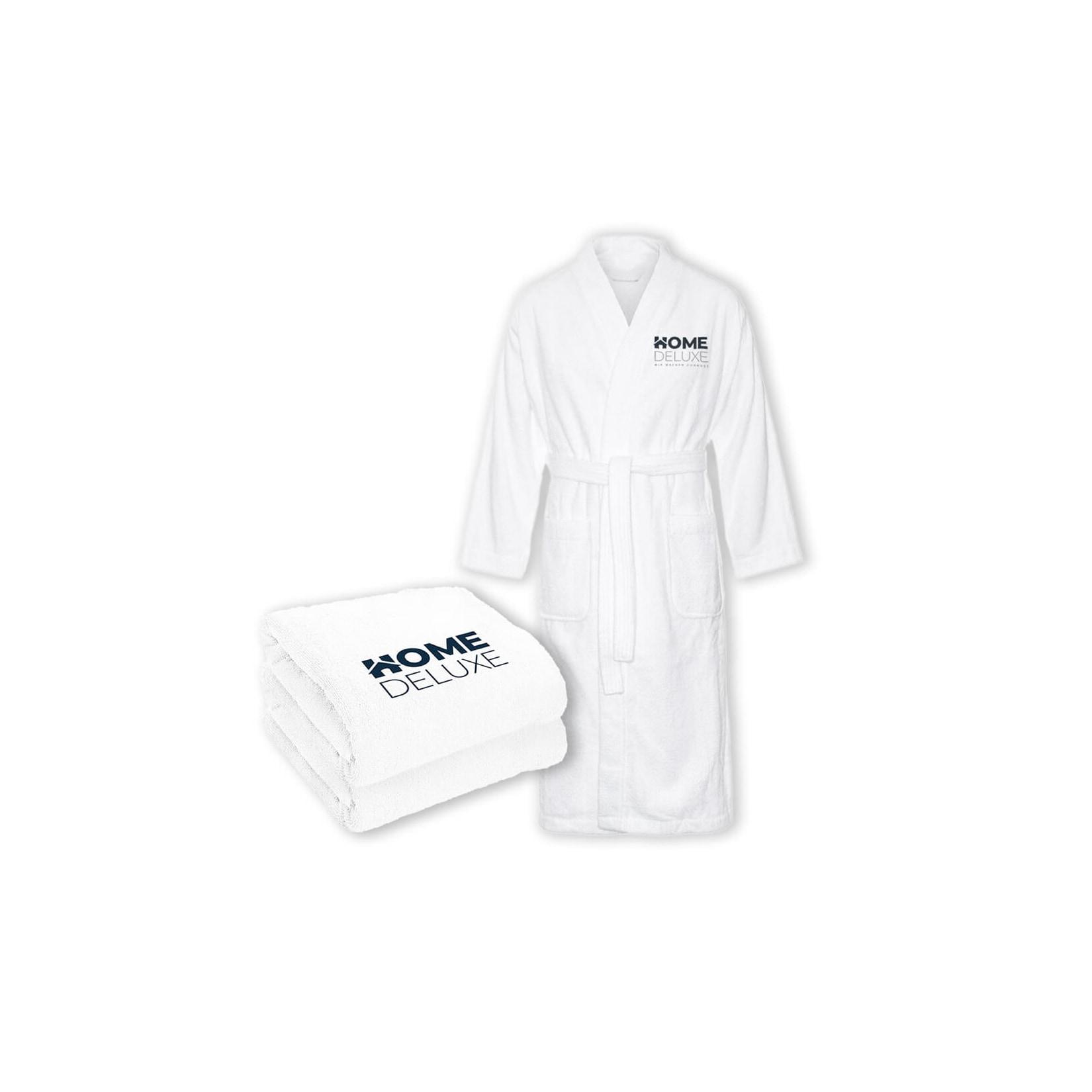 HOME DELUXE Sauna-Set Bademantel und Handtücher NOA M