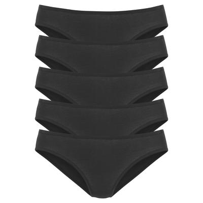 Jazz-Pants Slips VIVANCE, Damen, Gr. 48/50, schwarz, Single Jersey, Obermaterial: 95% Baumwolle, 5% Elasthan, unifarben, bequem, Unterhosen, aus elastischer Baumwoll-Qualität