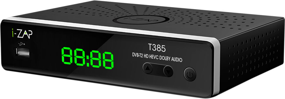 Decoder digitale terrestre ZAP i-ZAP T385 con USB e LAN