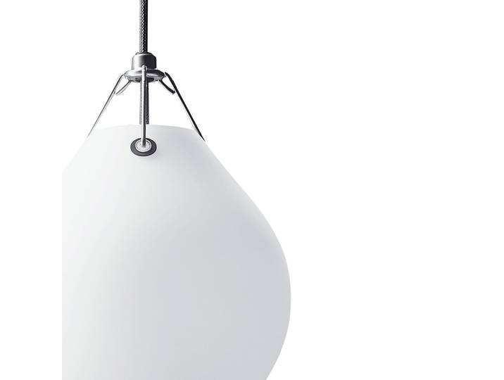 Moser Pendelleuchte Ø20,5 cm Matt White/Opal - Louis Poulsen - Wohnzimmer - Design - Glas - Einflammig
