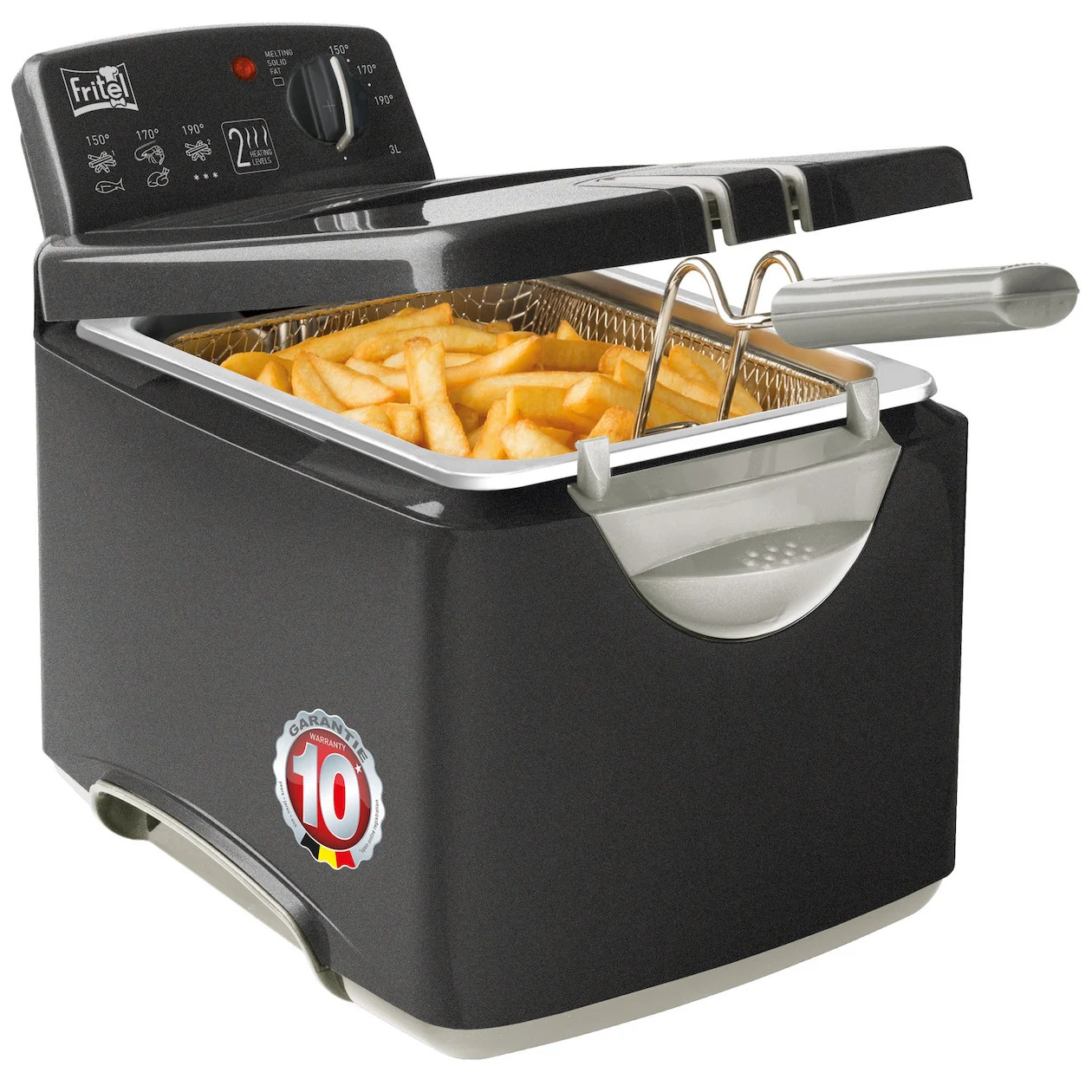 Fritel Turbo SF 4179 Friteuse, 3 liter, geschikt voor 4 personen