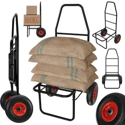 TroniTechnik® Anglerkarre Sackkarre klappbar, Transportkarre bis 100kg, Klappwagen - Luftreifen