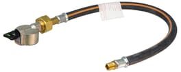Hamilton Gas Products Ltd 20 LPG Gas Pigtail – 21mm Clip-On x 1/4 BSP Male Taper